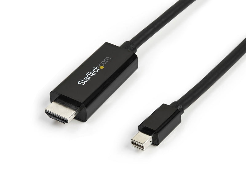 StarTech 3M MDP to HDMI Adapter Cable, 4K, Black, 3Yr