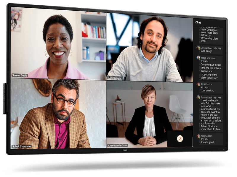 Dell P-Series P5525QC 55" 4K UHD 400nit 90W USB-C IPS Monitor with Speaker