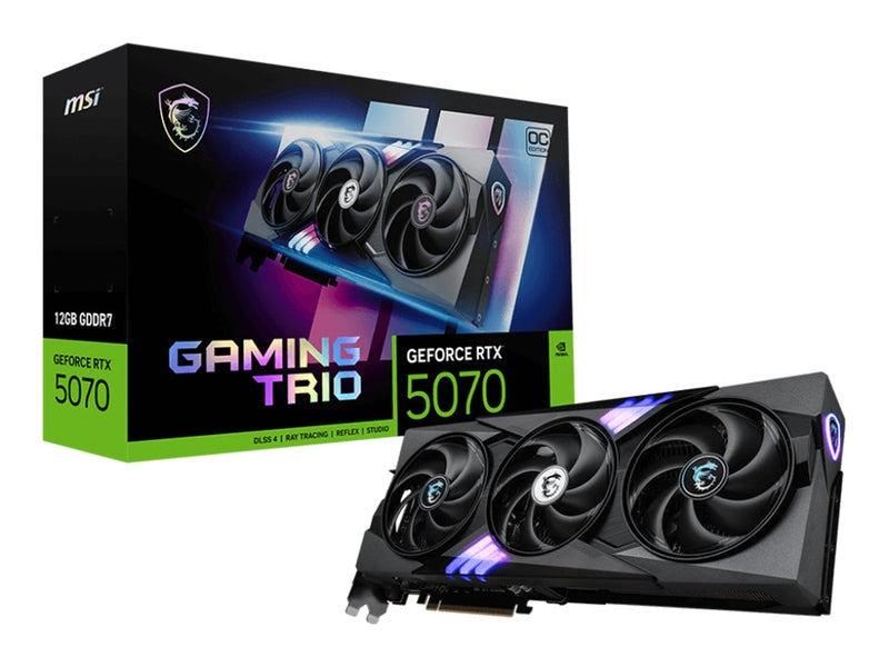MSI GeForce RTX 5070 12G GAMING TRIO OC Graphics Card