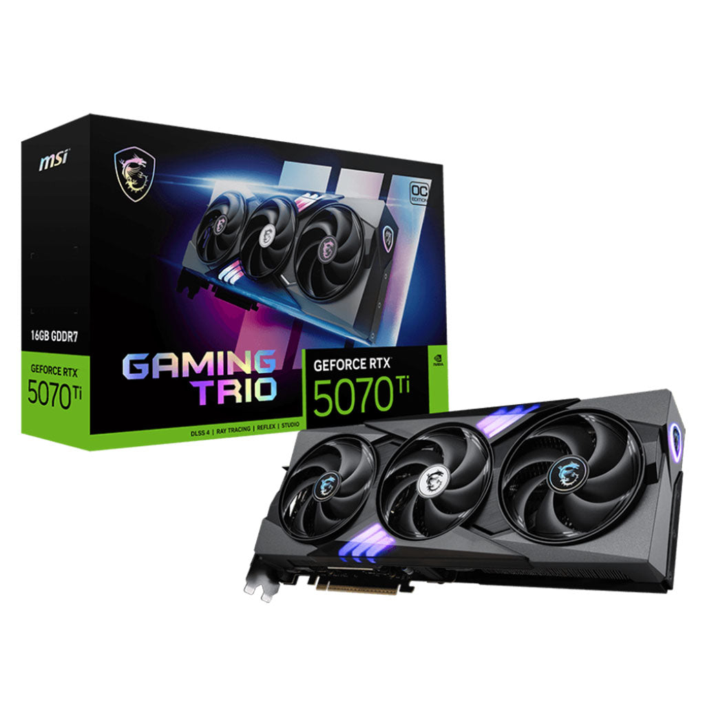 MSI GeForce RTX 5070 Ti GAMING TRIO OC 16GB Graphic Card