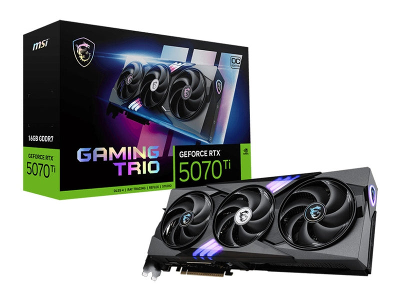MSI GeForce RTX 5070 Ti GAMING TRIO OC 16GB Graphic Card