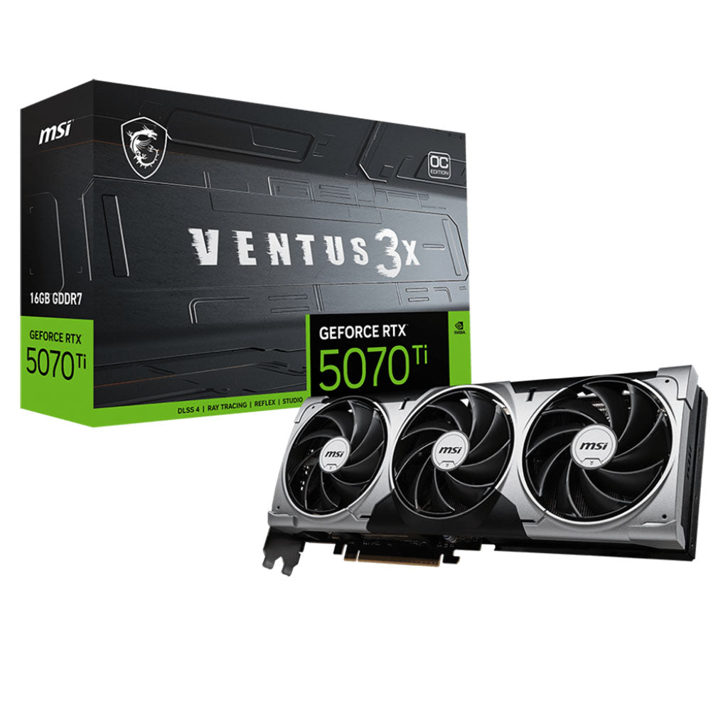 MSI GeForce RTX 5070 Ti VENTUS 3X OC 16GB Graphic Card