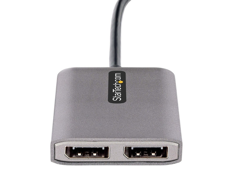 StarTech 2 Port USB-C Mst Hub, DP Multi-Monitor Adapter, 2X 4K 60Hz 3 Yr