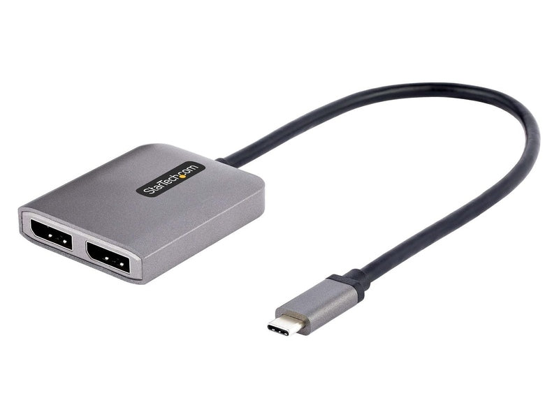 StarTech 2 Port USB-C Mst Hub, DP Multi-Monitor Adapter, 2X 4K 60Hz 3 Yr