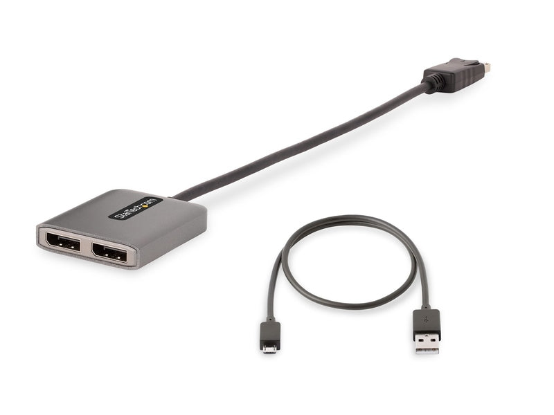 StarTech 2 Port Displayport Mst Hub, Dual 4K 60Hz Multi-Monitor Adapter 3 Yr