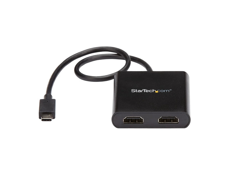 StarTech USB-C Thunderbolt 3 to 2X HDMI Adapter, Dual Displays, 3Yr
