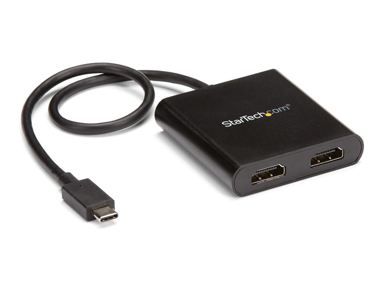 StarTech USB-C Thunderbolt 3 to 2X HDMI Adapter, Dual Displays, 3Yr