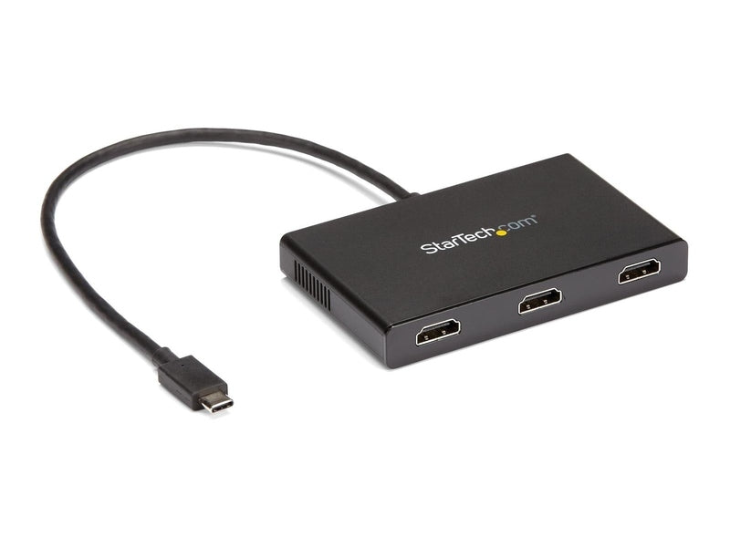 StarTech USB-C Multiport Adapter, 4K, HDMI 3 , Triple Display, Windows, 3Yr