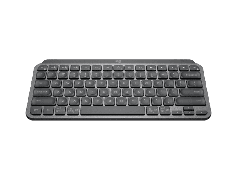 Logitech MX Keys Mini Graphite Minimalist Wireless Illuminated Keyboard/ Connect via the Bluetooth Low Energy techno
