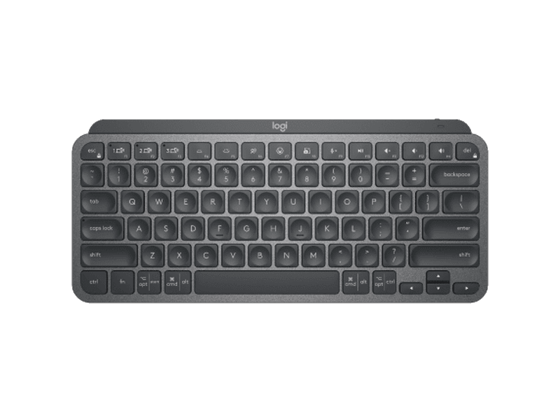 Logitech MX Keys Mini Graphite Minimalist Wireless Illuminated Keyboard/ Connect via the Bluetooth Low Energy techno