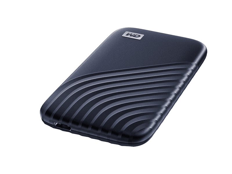 Western Digital WD My Passport SSD, 1TB, USB 3.2 Gen-2, Type C & Type A 1050MB/s Read and 1000MB/s Write Blue