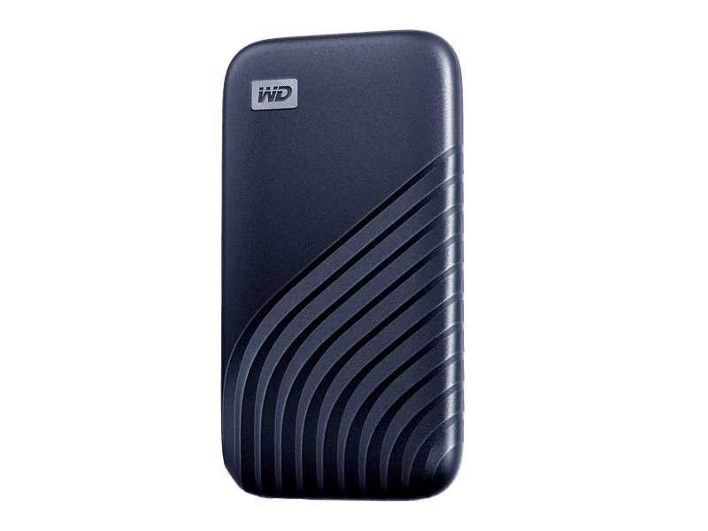 Western Digital WD My Passport SSD, 1TB, USB 3.2 Gen-2, Type C & Type A 1050MB/s Read and 1000MB/s Write Blue