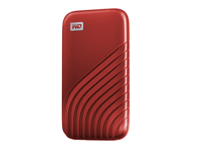 WD My Passport SSD, 1TB, USB 3.2 Gen-2, Type C & Type A Red