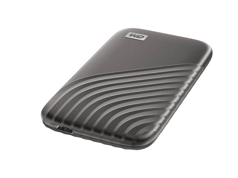 WD My Passport SSD, 1TB, USB 3.2 Gen-2, Type C & Type A Gray