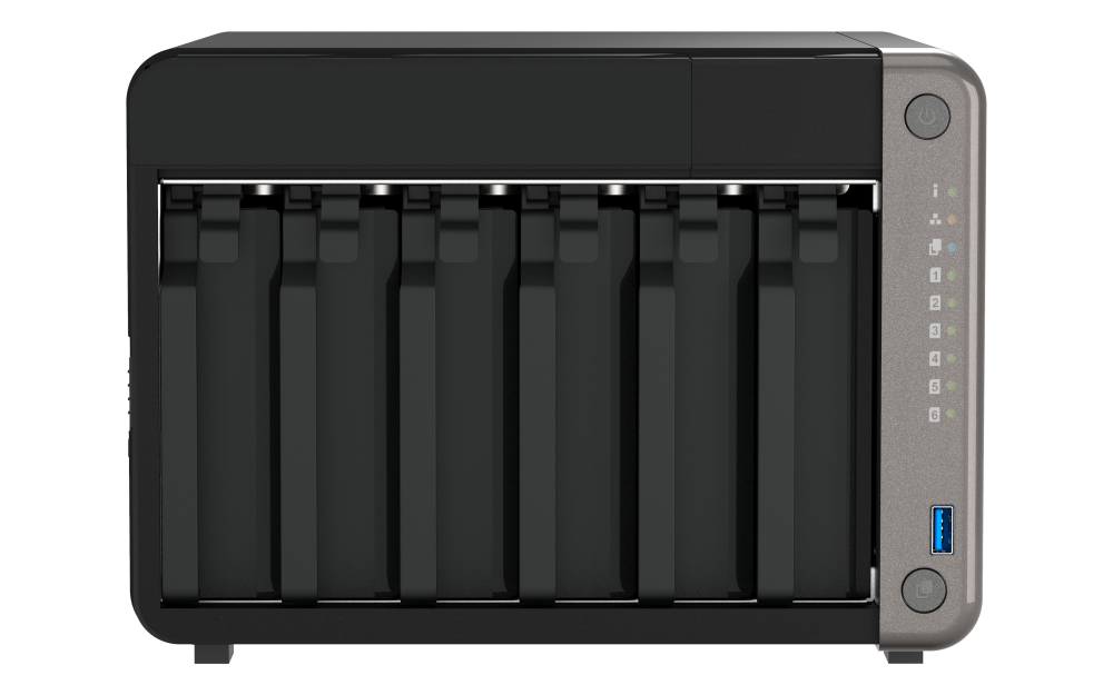 QNAP TS-AI642 Tower 6 Bay AI NAS - Diskless