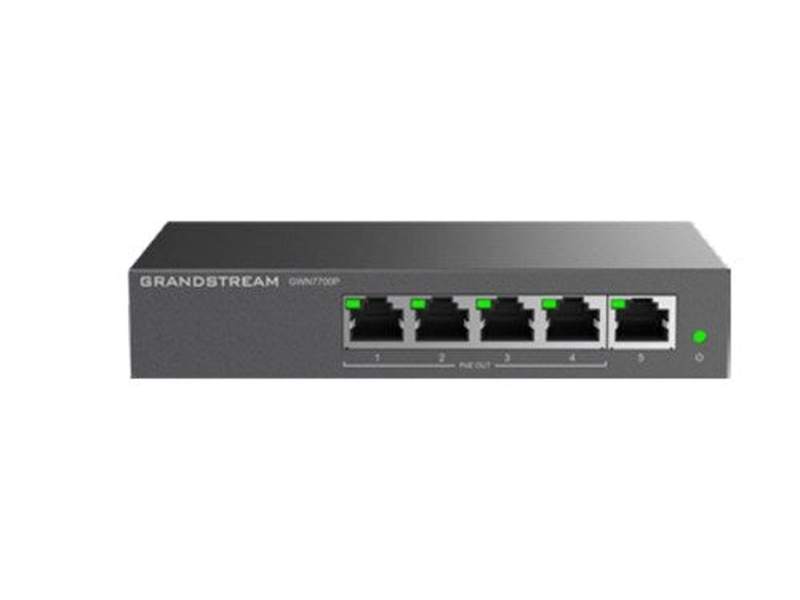 Grandstream GWN7700P 5 Port Unmanaged PoE Network Switch 4 X PoE