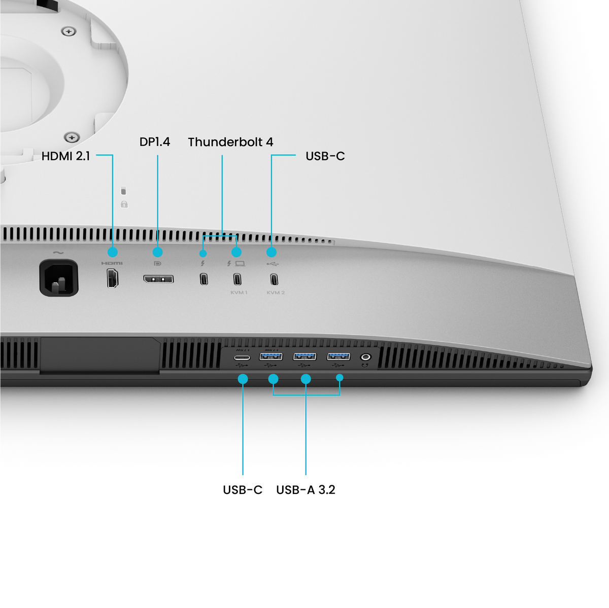 BenQ PD3226G designer monitor – rear view