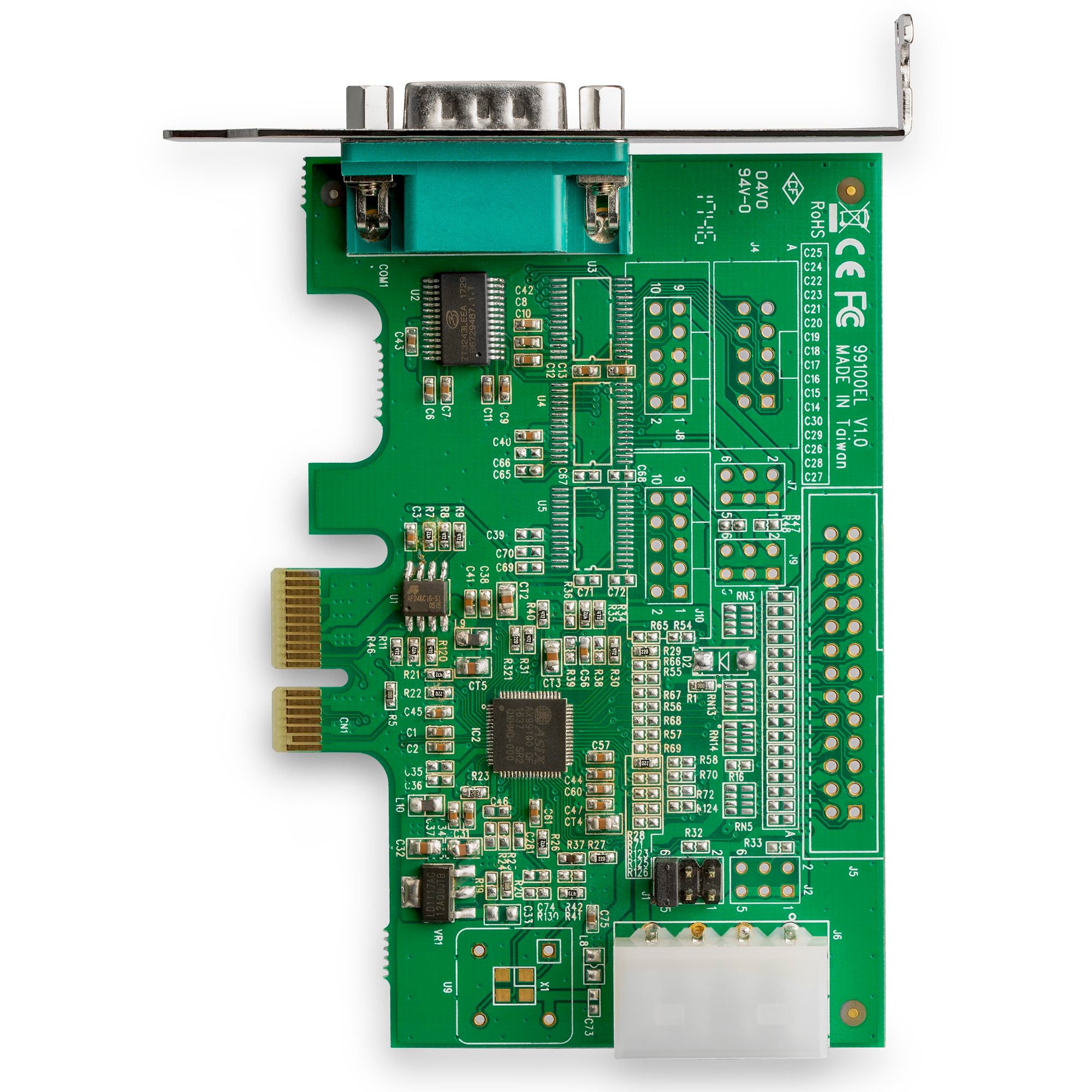 StarTech PCIE RS232 1 Serial Adapter Card Db9, LTW
