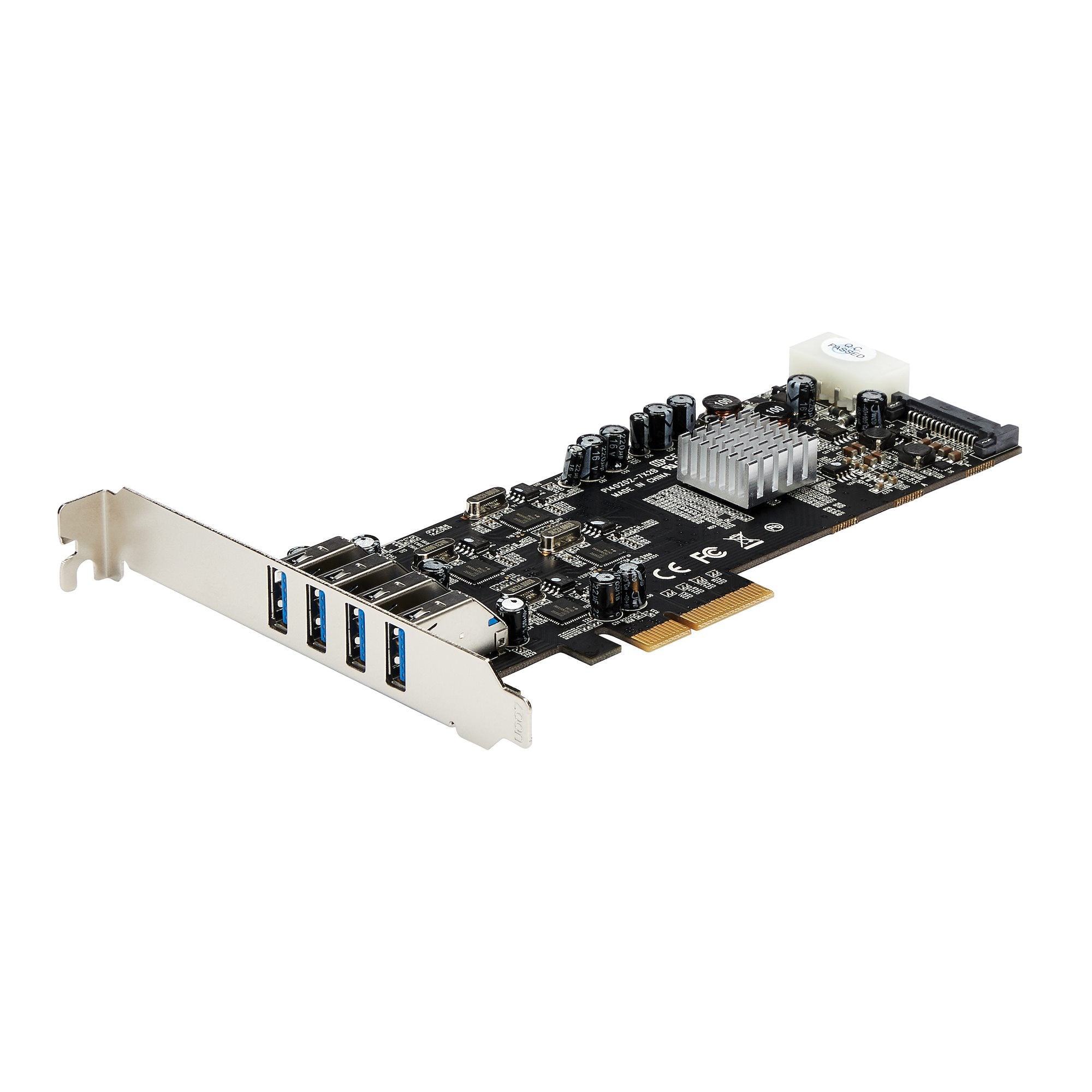 StarTech 4 Port USB 3.0 PCIE Card W/ 4 Dedicated Channels - UASP 2Yr