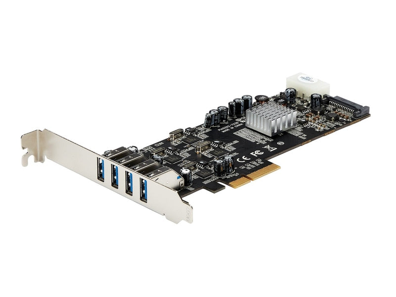 StarTech 4 Port USB 3.0 PCIE Card W/ 4 Dedicated Channels - UASP 2Yr
