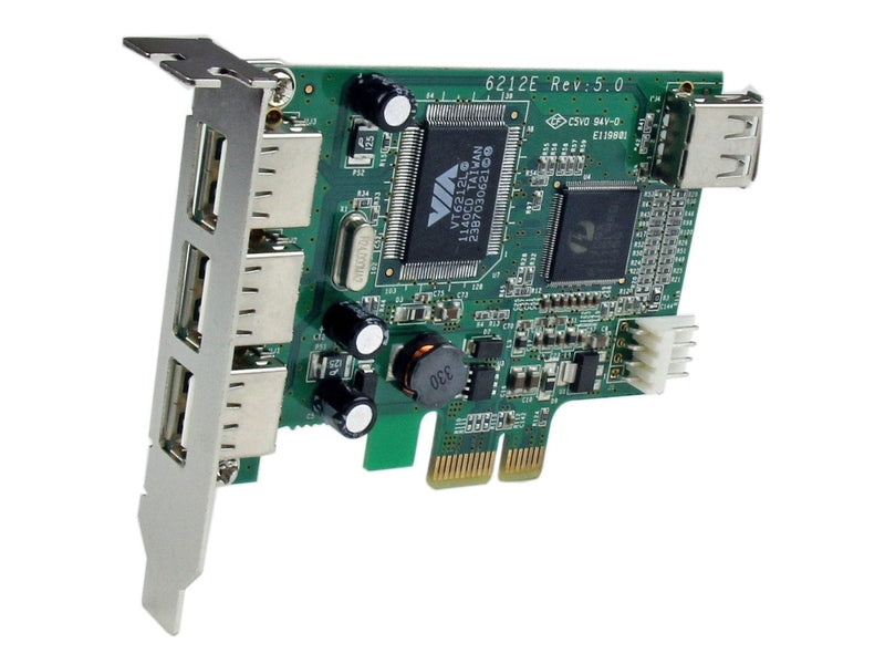 StarTech 4 Port USB 2.0 PCIE Card - Low Profile 2Yr
