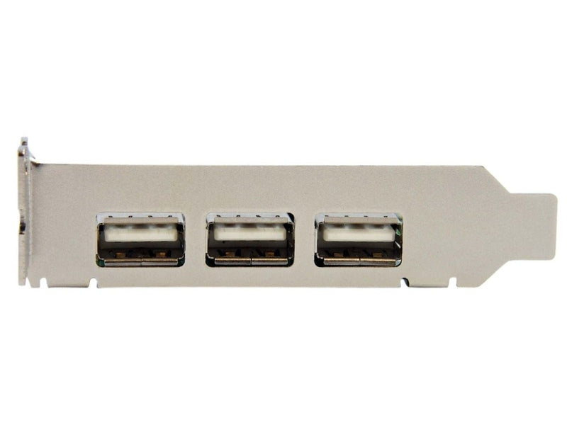 StarTech 4 Port USB 2.0 PCIE Card - Low Profile 2Yr