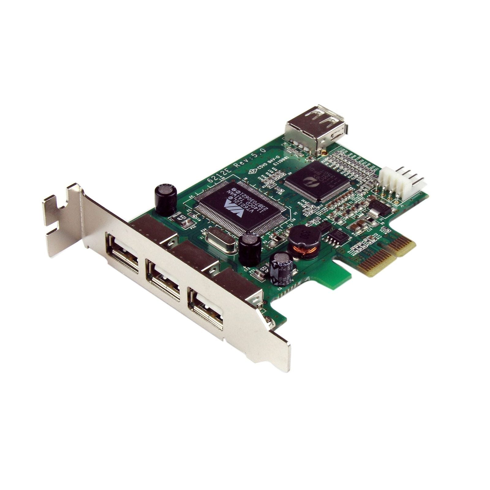 StarTech 4 Port USB 2.0 PCIE Card - Low Profile 2Yr
