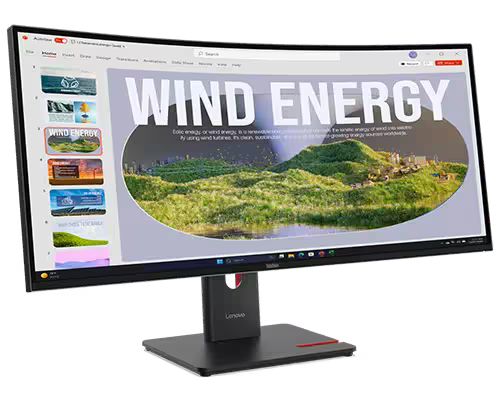 Lenovo ThinkVision 34" WQHD 120Hz VA USB-C Docking Monitor 64AEGAR1AU
