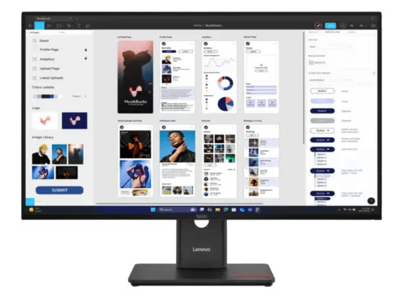 Lenovo ThinkVision T32UD-40 31.5" UHD IPS USB-C Hub Monitor 64B0GAR1AU