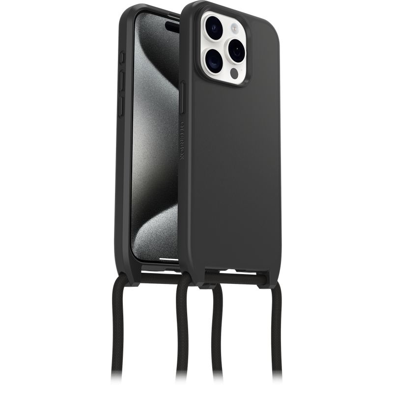OtterBox React Necklace MagSafe Apple iPhone 15 Pro 6.1' Case Black