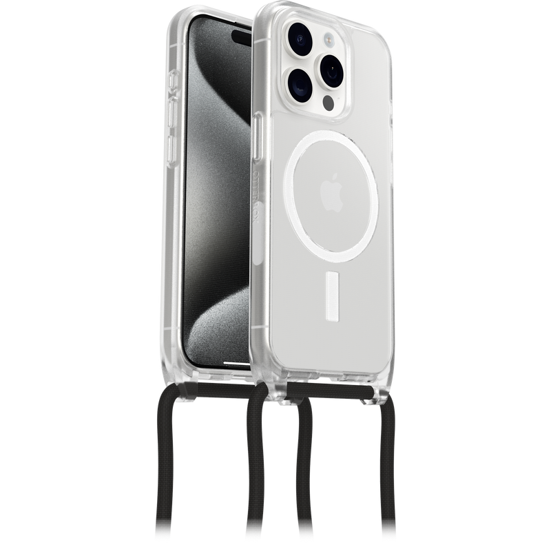 OtterBox React Necklace MagSafe Apple iPhone 15 Pro 6.1' Case Clear