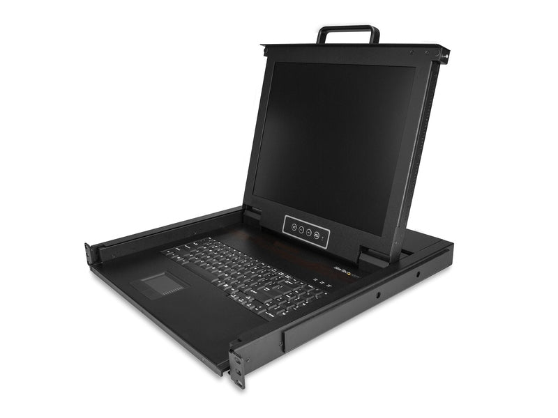 StarTech 1 Port 1U VGA KVM Console, 17" LCD, USB, Rackmount, 2Yr