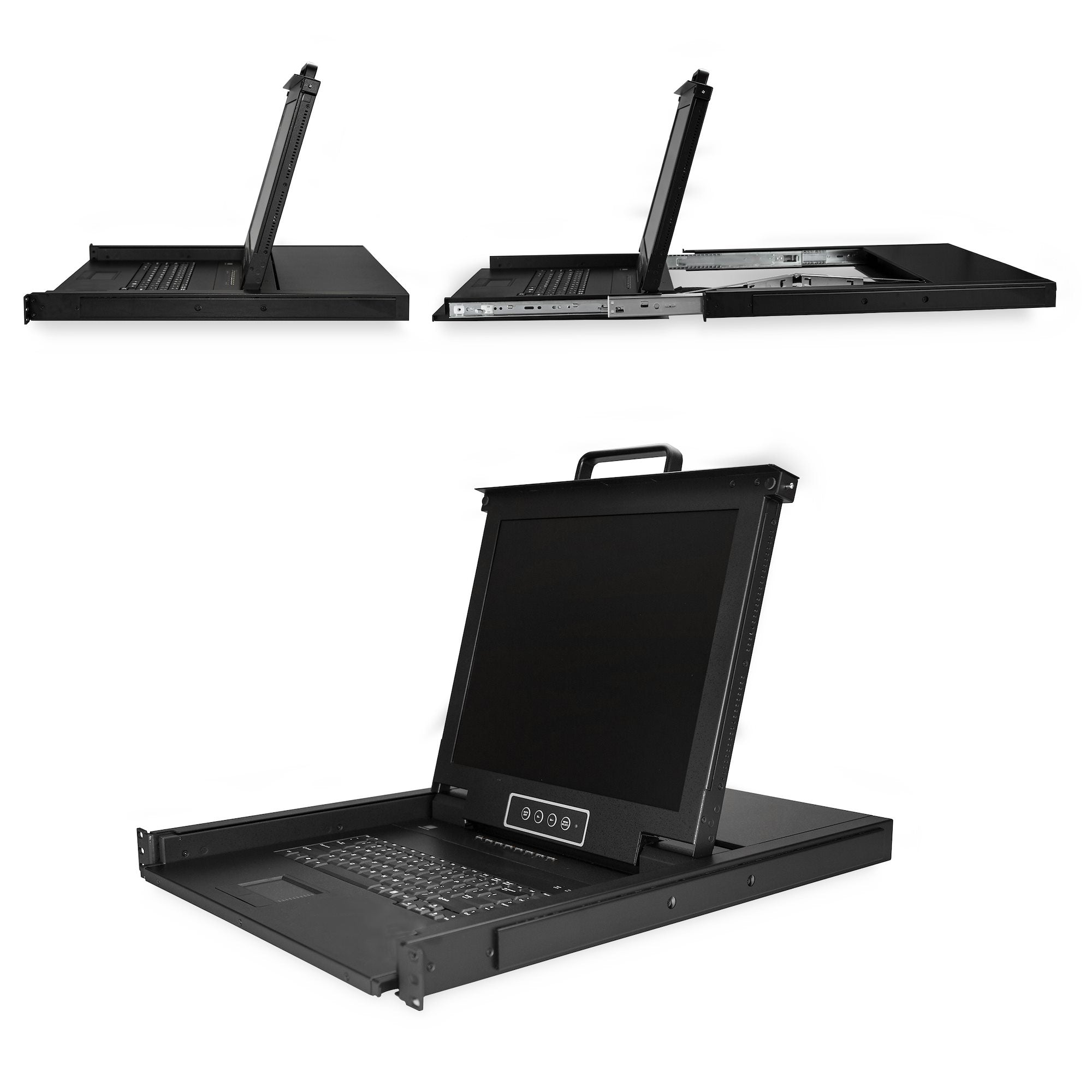 StarTech 8 Port 1U VGA KVM Console, 17" LCD, USB, Rackmount, 2Yr