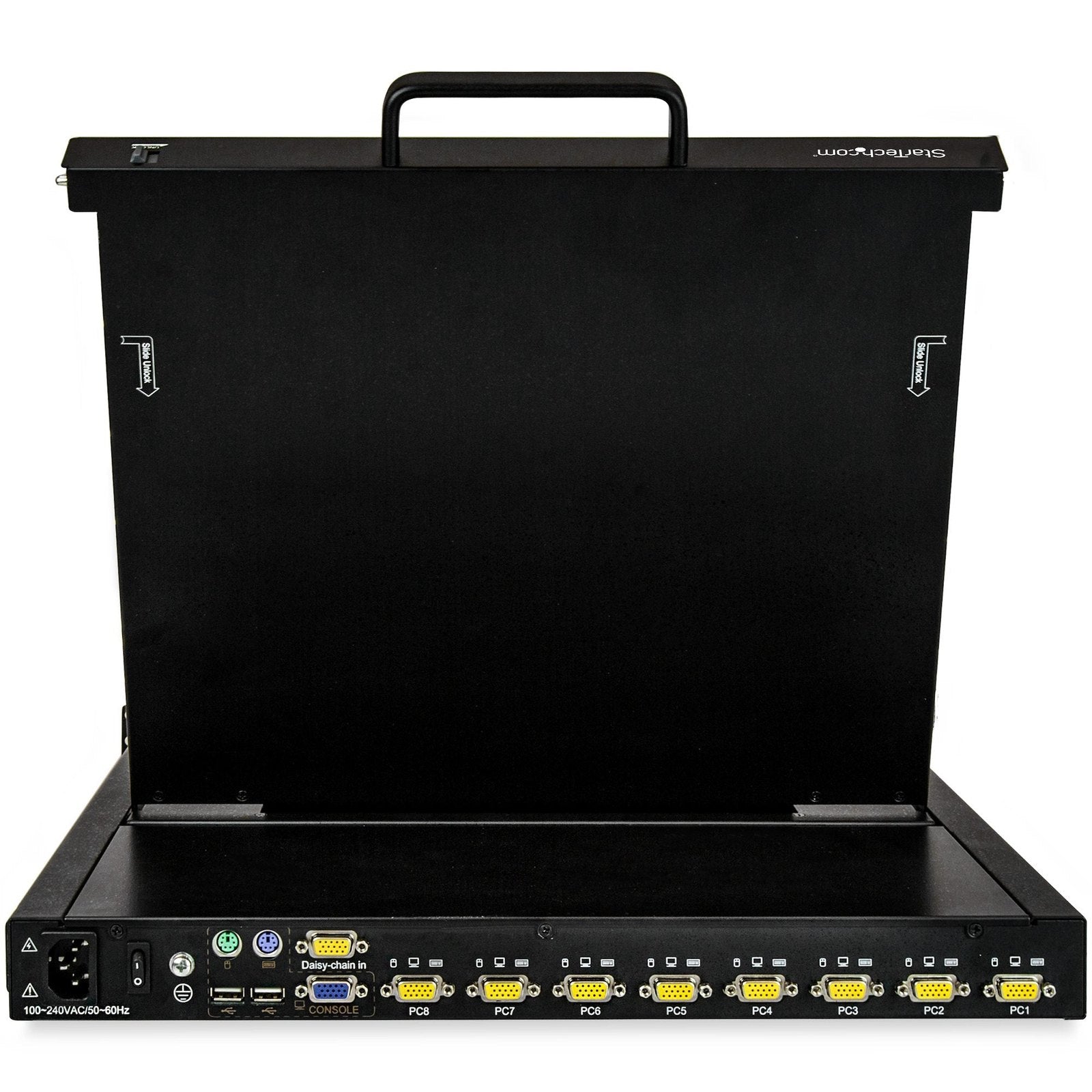 StarTech 8 Port 1U VGA KVM Console, 17" LCD, USB, Rackmount, 2Yr