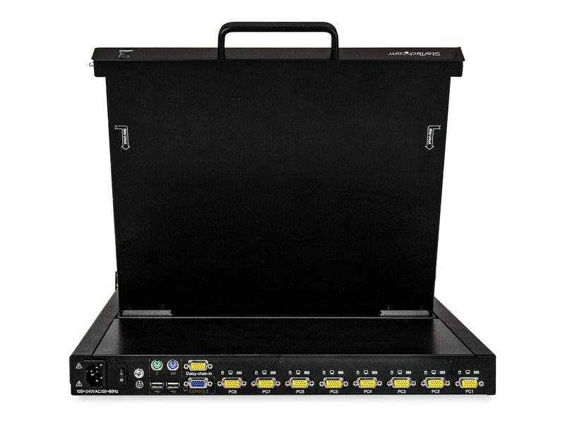 StarTech 8 Port 1U VGA KVM Console, 17" LCD, USB, Rackmount, 2Yr