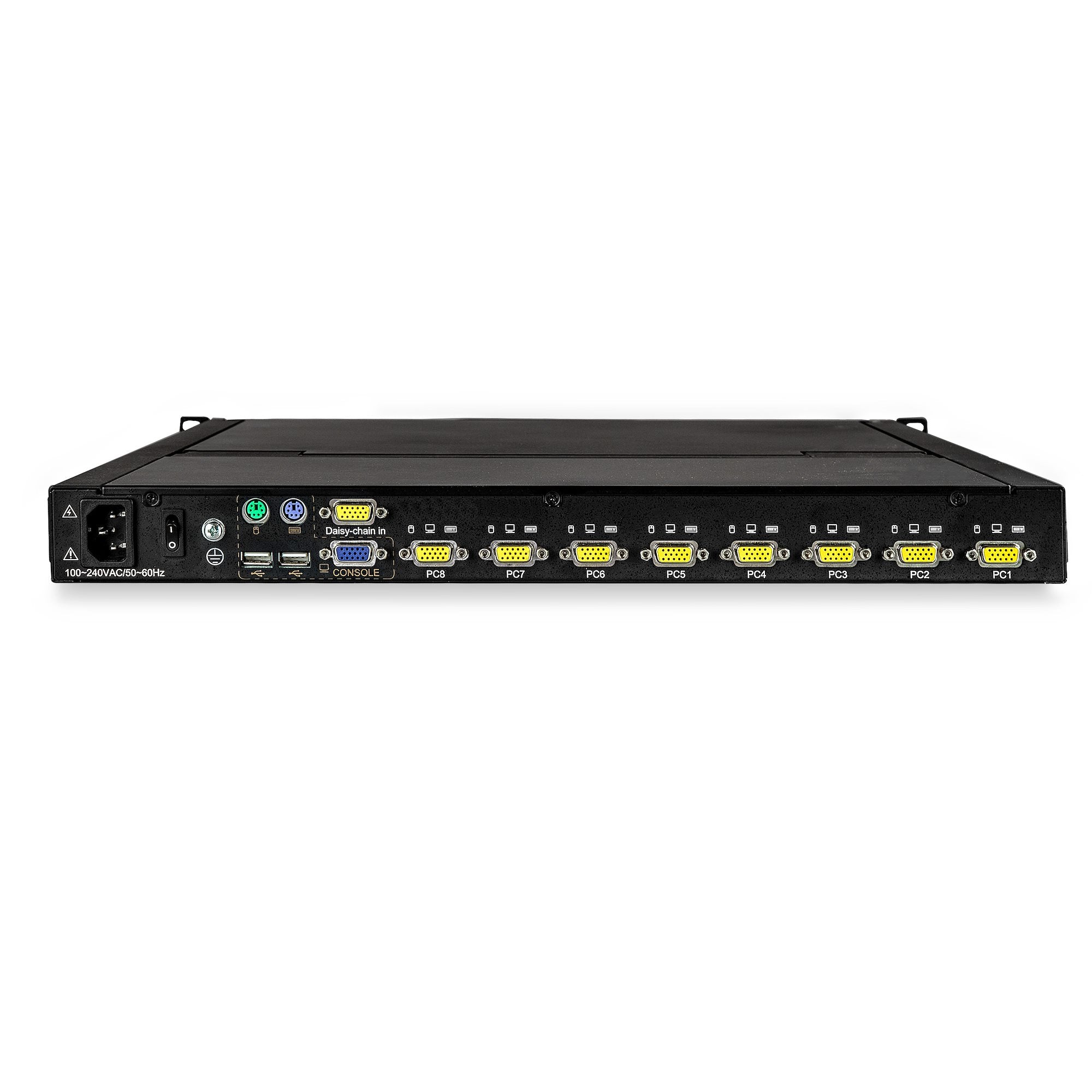 StarTech 8 Port 1U VGA KVM Console, 17" LCD, USB, Rackmount, 2Yr