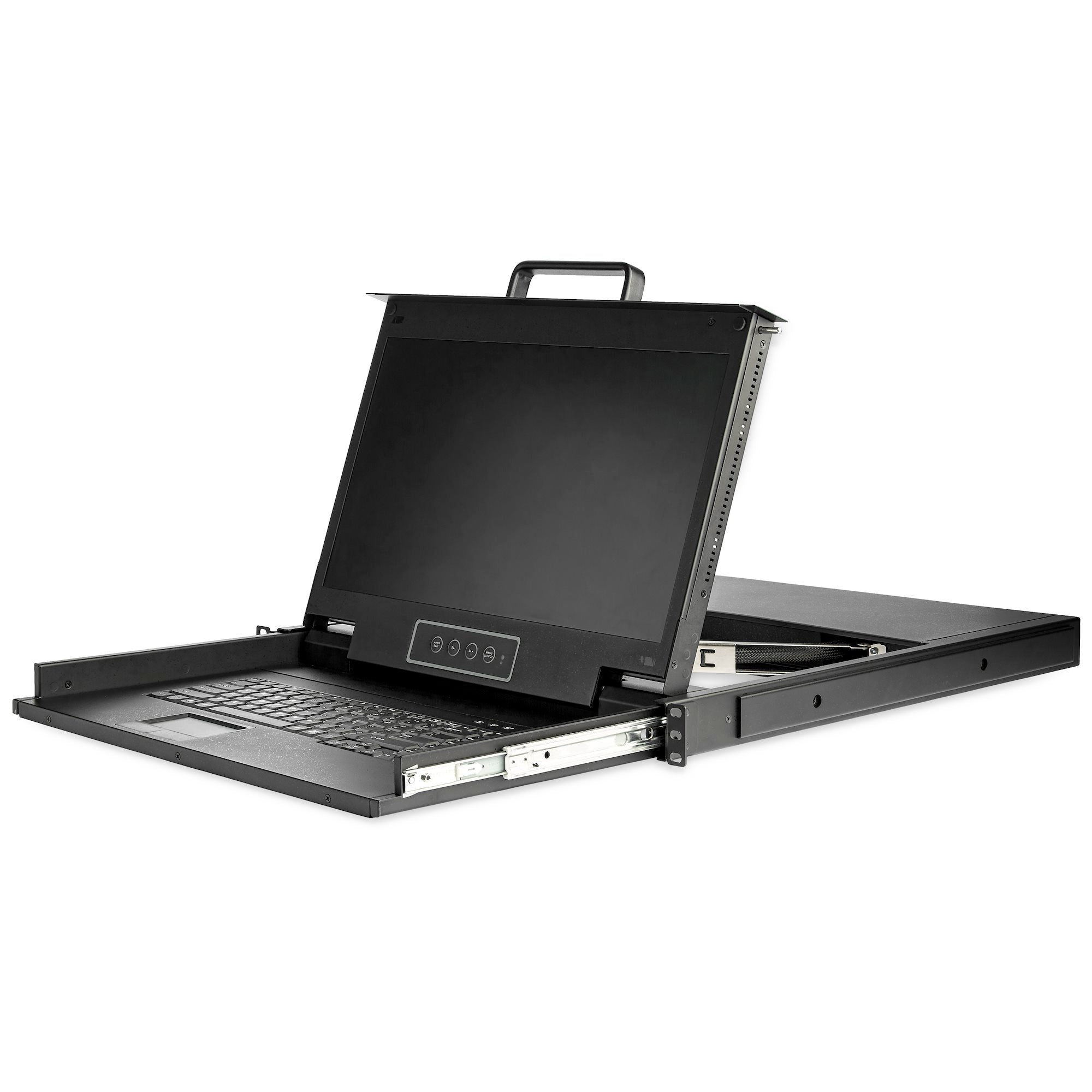 StarTech 1 Port 1U VGA KVM Console Hd - 17" LCD VGA, Rackmount Drawer W/Cables, 2Yr
