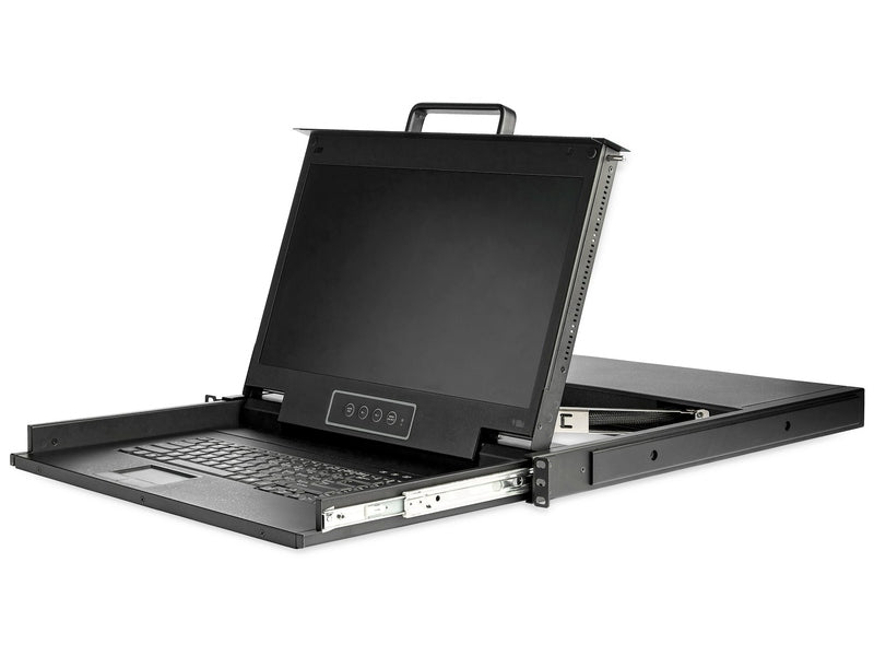 StarTech 1 Port 1U VGA KVM Console Hd - 17" LCD VGA, Rackmount Drawer W/Cables, 2Yr