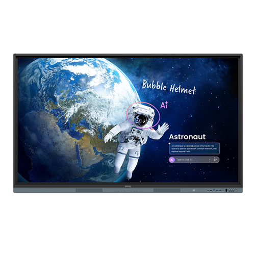 BenQ 75" Board Master RM05 4K UHD 450 nits Interactive Display w/ Android 15 OS and WIFI INCLUDED (RM7505)