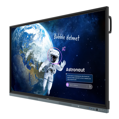 BenQ 75" Board Master RM05 4K UHD 450 nits Interactive Display w/ Android 15 OS and WIFI INCLUDED (RM7505)