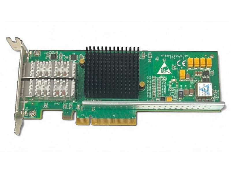 Silicom PE210G2SP19B-SR Dual Port Fiber 10 Gigabit Ethernet PCIe Server Adapter *used