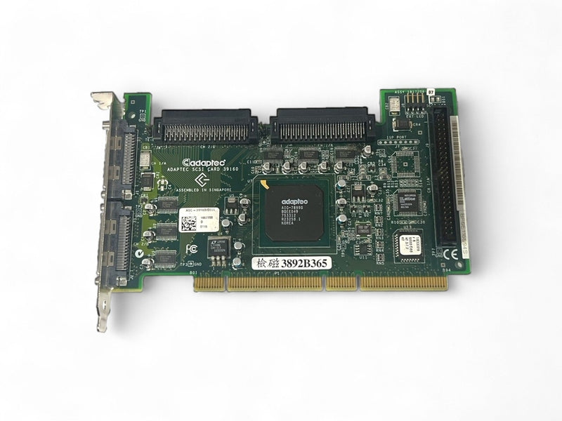 Asc-39160 Dual Channel SCSI Controller Card, 3892b365, 0w2414 *used