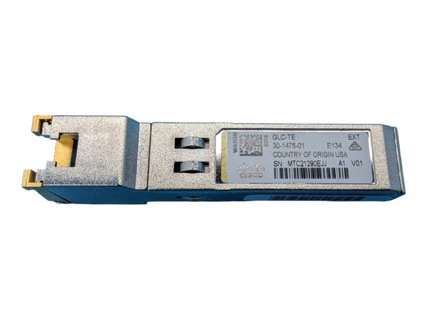 Cisco GLC-TE 1000Base-T SFP Transceiver Module For Category 5 Copper Wire *Used