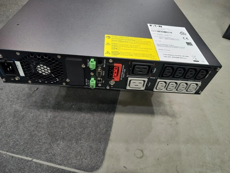 Eaton 9PX Lithium-ion UPS 3000VA / 2400W Rack/Tower, 16A Input - 9PX3000IRTANZ-L OPEN BOX