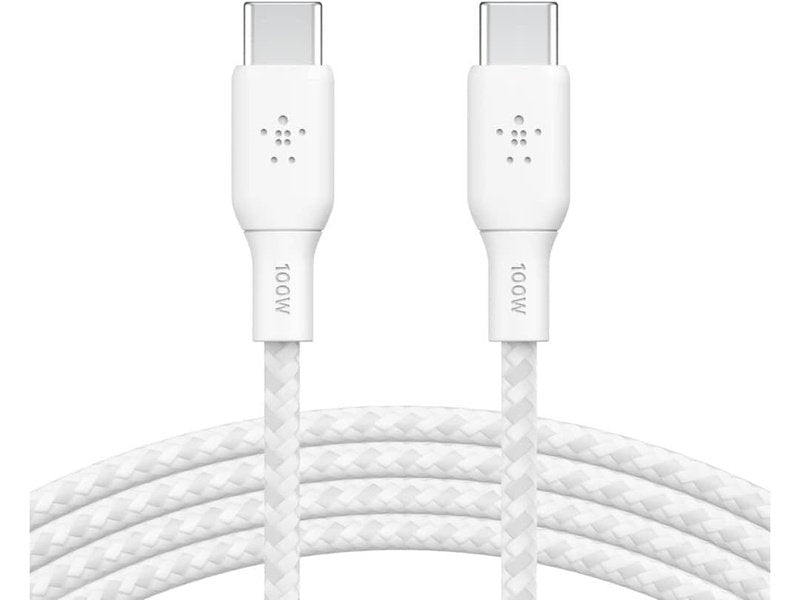 Belkin BoostCharge USB-C to USB-C Charging Cable 100W White 2M