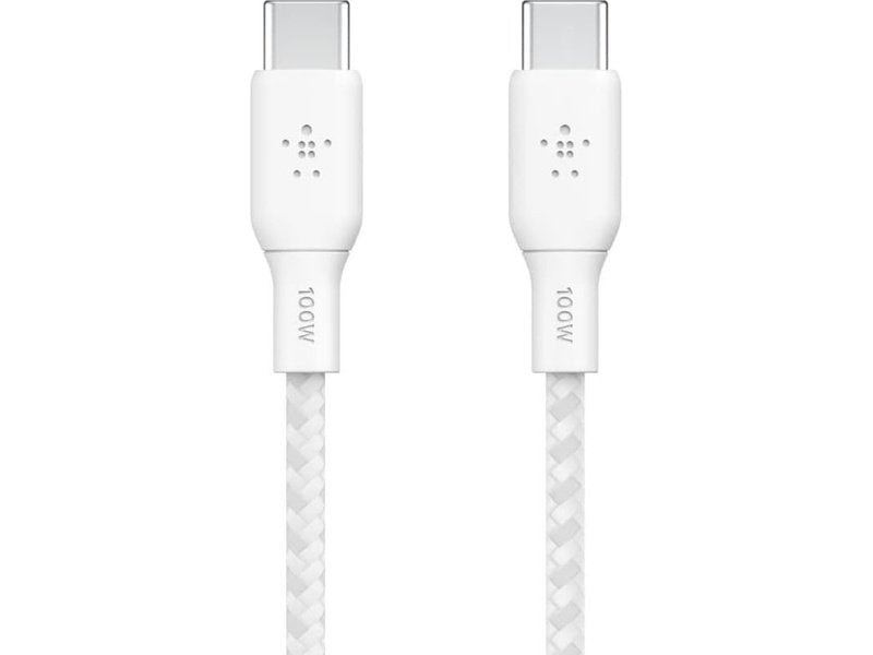 Belkin BoostCharge USB-C to USB-C Charging Cable 100W White 2M