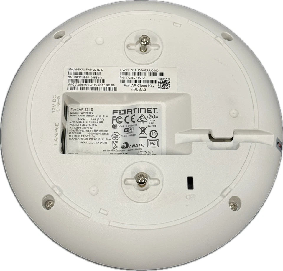 **Used/Refurbished** Fortinet FortiAP 221E PoE Access Point *2