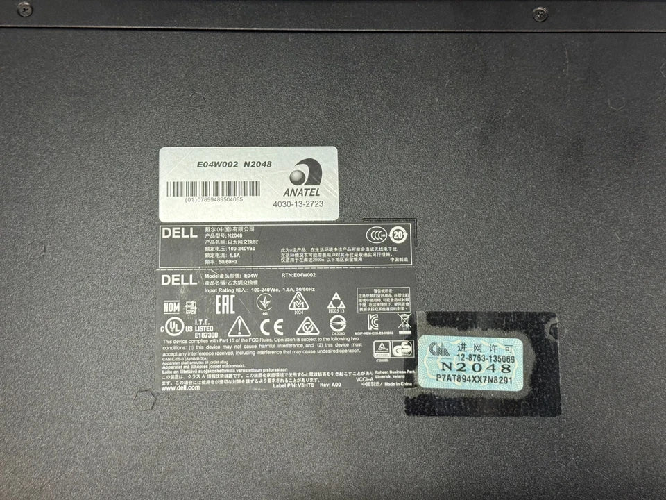 **Used/Refurbished** Dell PowerConnect N2048 48-Port Managed Layer 3 Gigabit Ethernet Switch