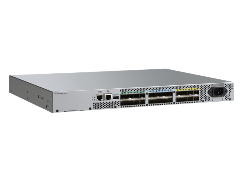 HPE SN3600B 32Gb 24/8 8‑port 16Gb Short Wave SFP+ Fibre Channel Switch R4G55B