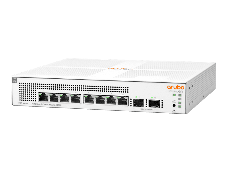 HPE Aruba Instant On 1930 8G 2xSFP POE+ 124W Switch